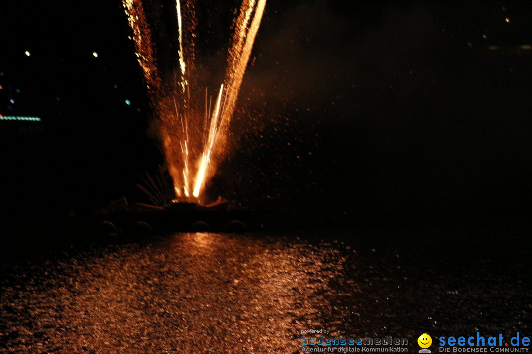 Seehasenfest mit Feuerwerk: Friedrichshafen am Bodensee, 14.07.2018