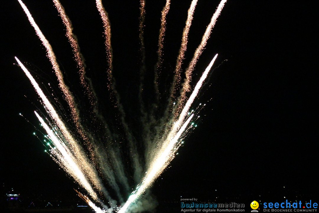 Seehasenfest mit Feuerwerk: Friedrichshafen am Bodensee, 14.07.2018