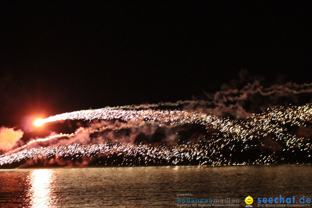 Seehasenfest mit Feuerwerk: Friedrichshafen am Bodensee, 14.07.2018