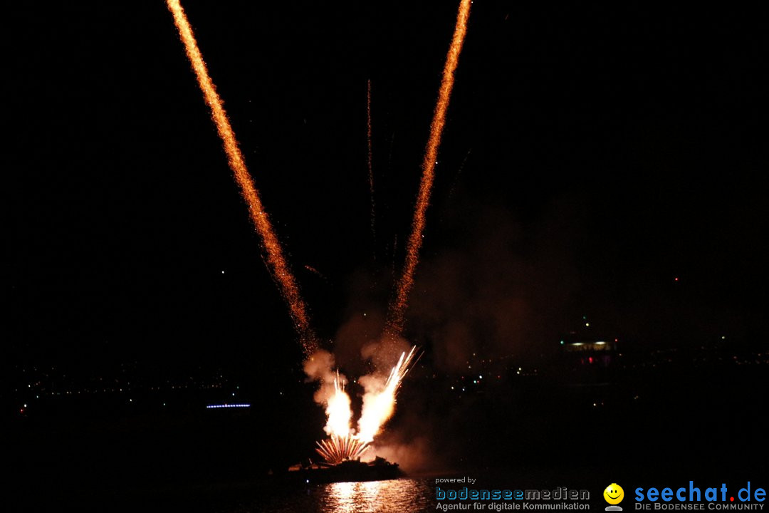 Seehasenfest mit Feuerwerk: Friedrichshafen am Bodensee, 14.07.2018