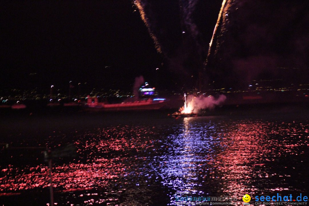 Seehasenfest mit Feuerwerk: Friedrichshafen am Bodensee, 14.07.2018