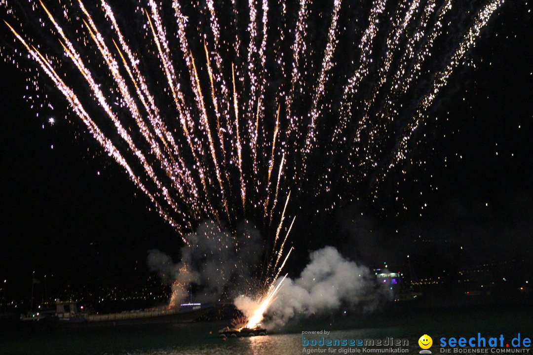 Seehasenfest mit Feuerwerk: Friedrichshafen am Bodensee, 14.07.2018