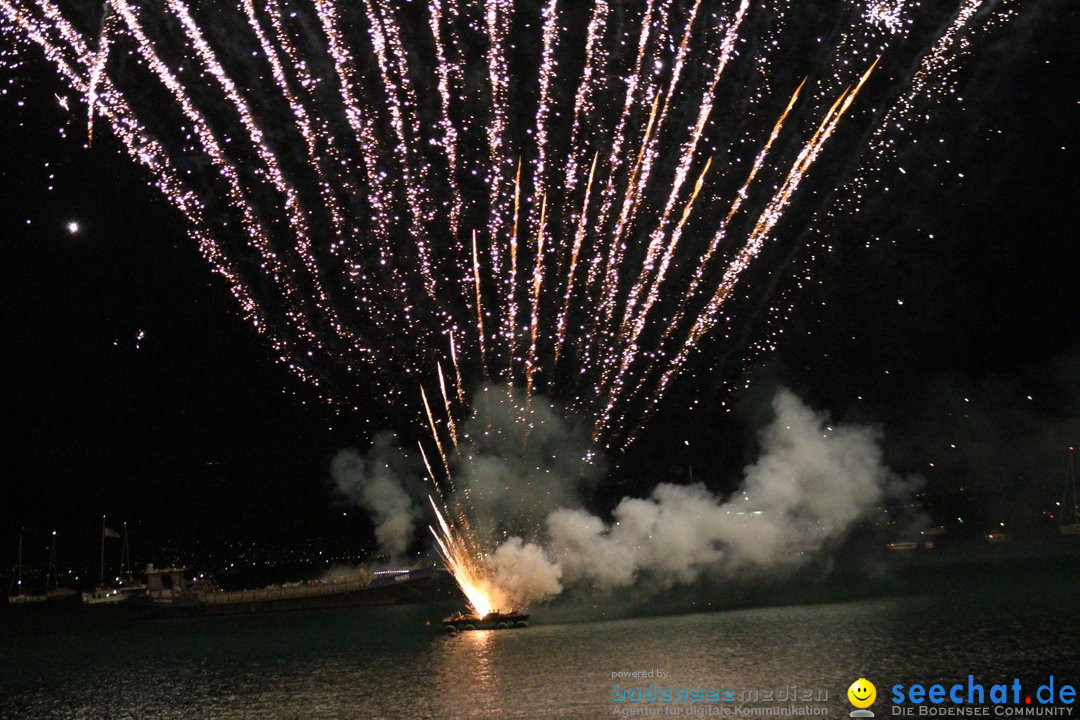 Seehasenfest mit Feuerwerk: Friedrichshafen am Bodensee, 14.07.2018