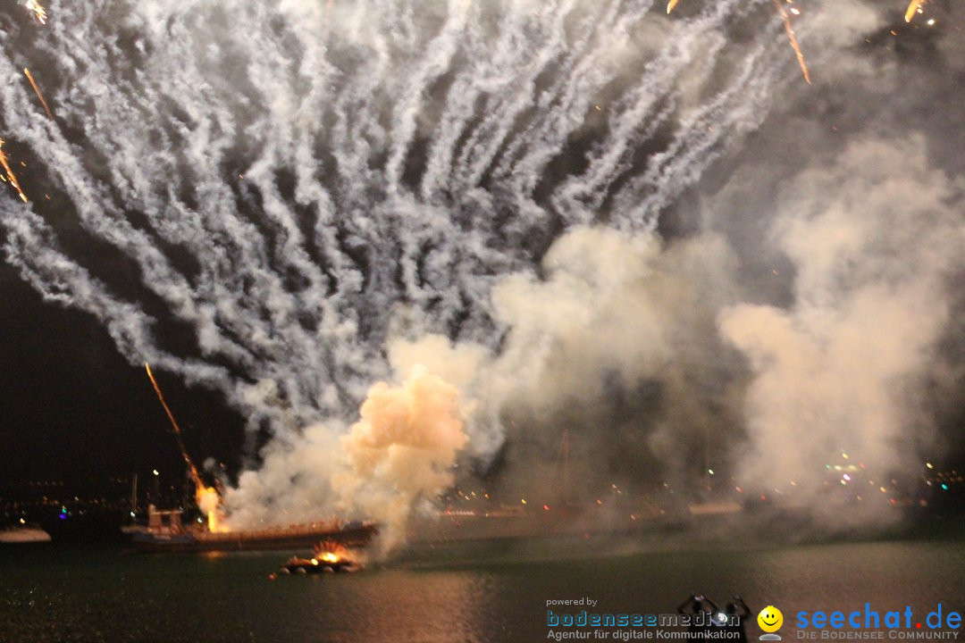 Seehasenfest mit Feuerwerk: Friedrichshafen am Bodensee, 14.07.2018