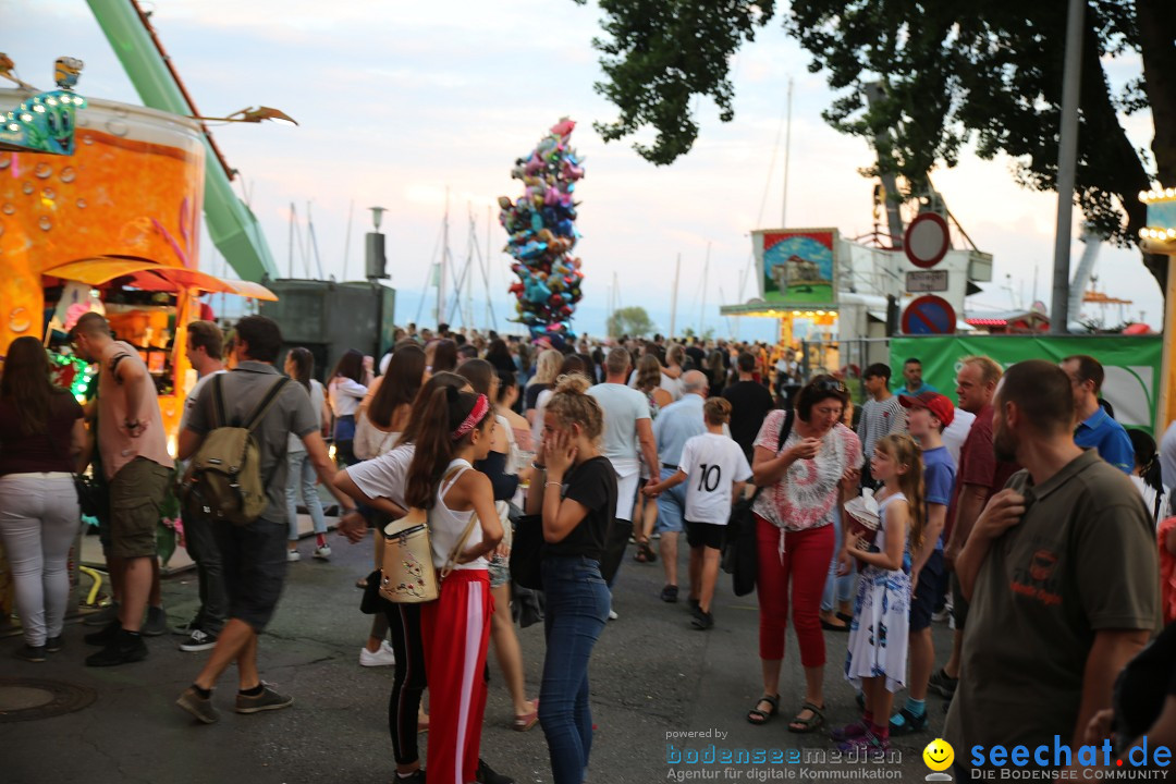 Seehasenfest mit Feuerwerk: Friedrichshafen am Bodensee, 14.07.2018