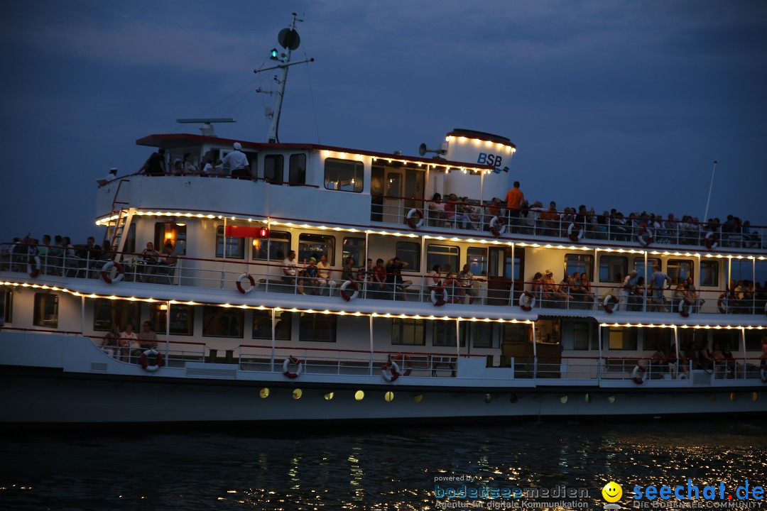 Seehasenfest mit Feuerwerk: Friedrichshafen am Bodensee, 14.07.2018