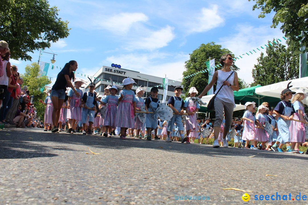 70. Seehasenfest mit Umzug: Friedrichshafen am Bodensee, 15.07.2018