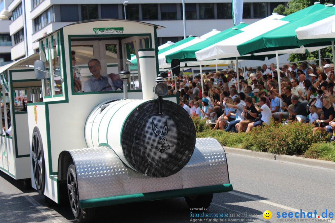 70. Seehasenfest mit Umzug: Friedrichshafen am Bodensee, 15.07.2018