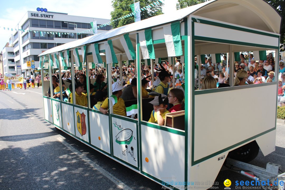 70. Seehasenfest mit Umzug: Friedrichshafen am Bodensee, 15.07.2018