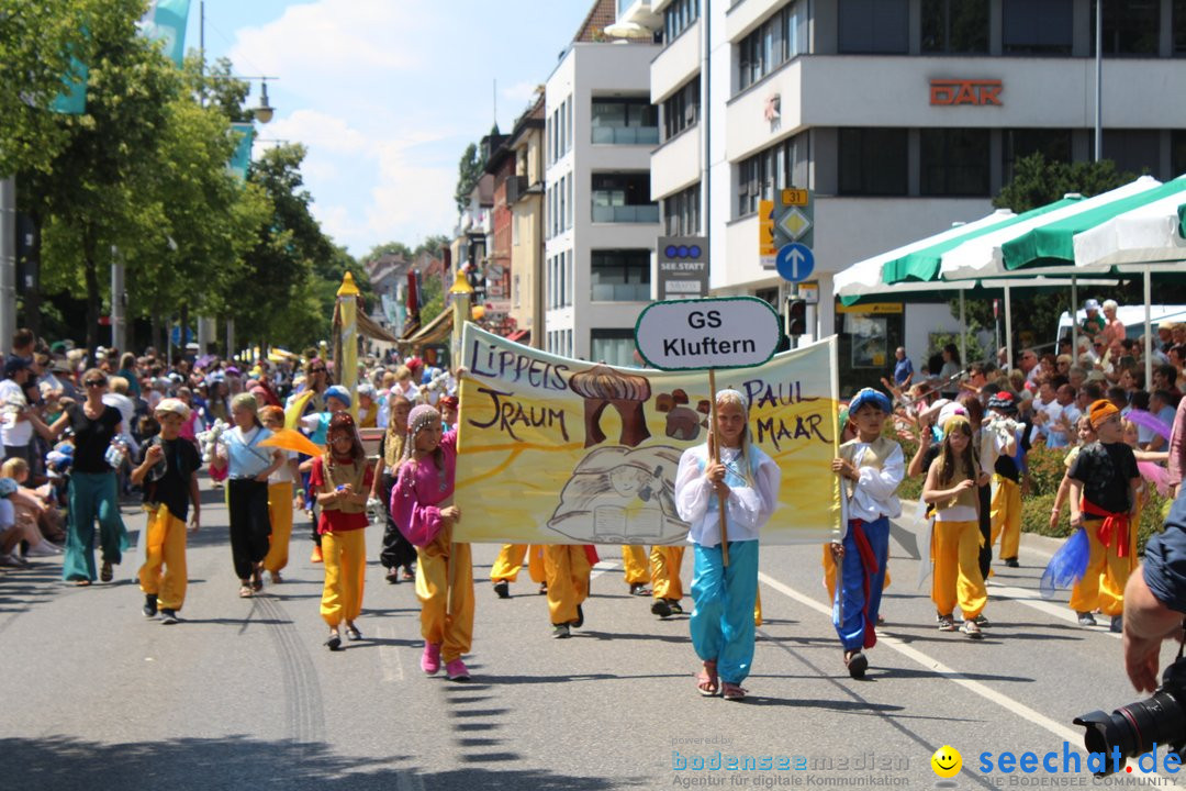 70. Seehasenfest mit Umzug: Friedrichshafen am Bodensee, 15.07.2018