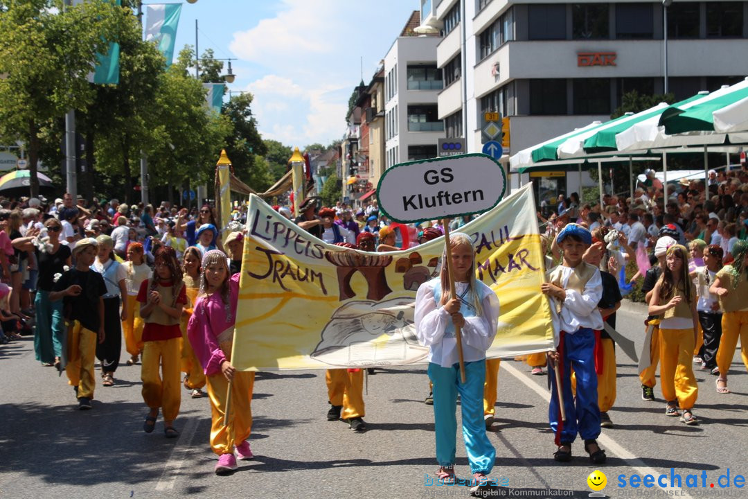 70. Seehasenfest mit Umzug: Friedrichshafen am Bodensee, 15.07.2018