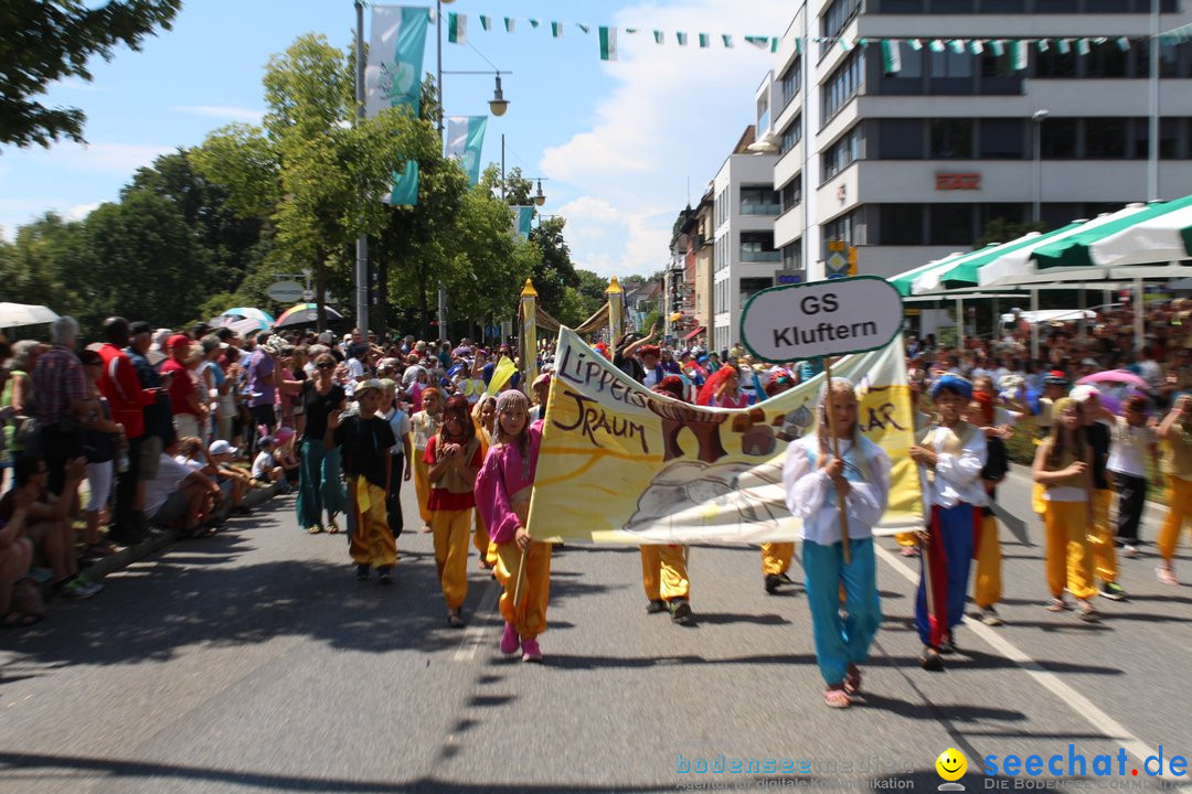 70. Seehasenfest mit Umzug: Friedrichshafen am Bodensee, 15.07.2018