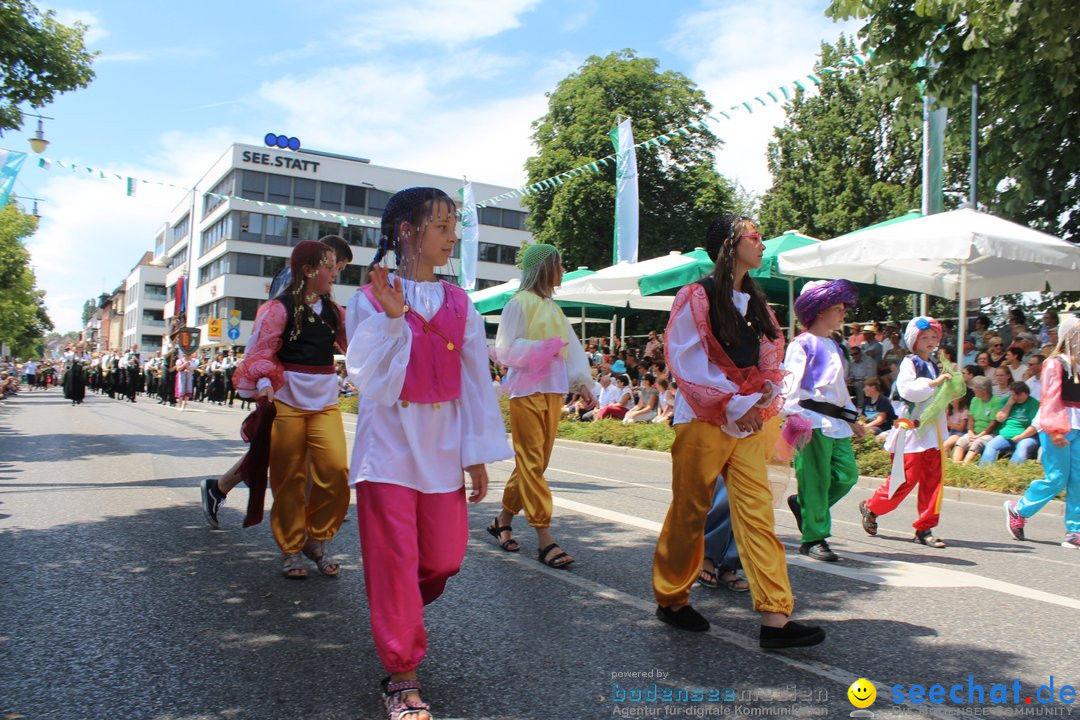 70. Seehasenfest mit Umzug: Friedrichshafen am Bodensee, 15.07.2018