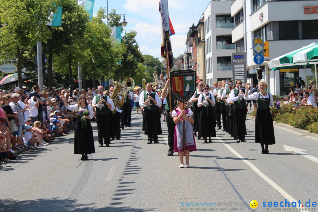 70. Seehasenfest mit Umzug: Friedrichshafen am Bodensee, 15.07.2018