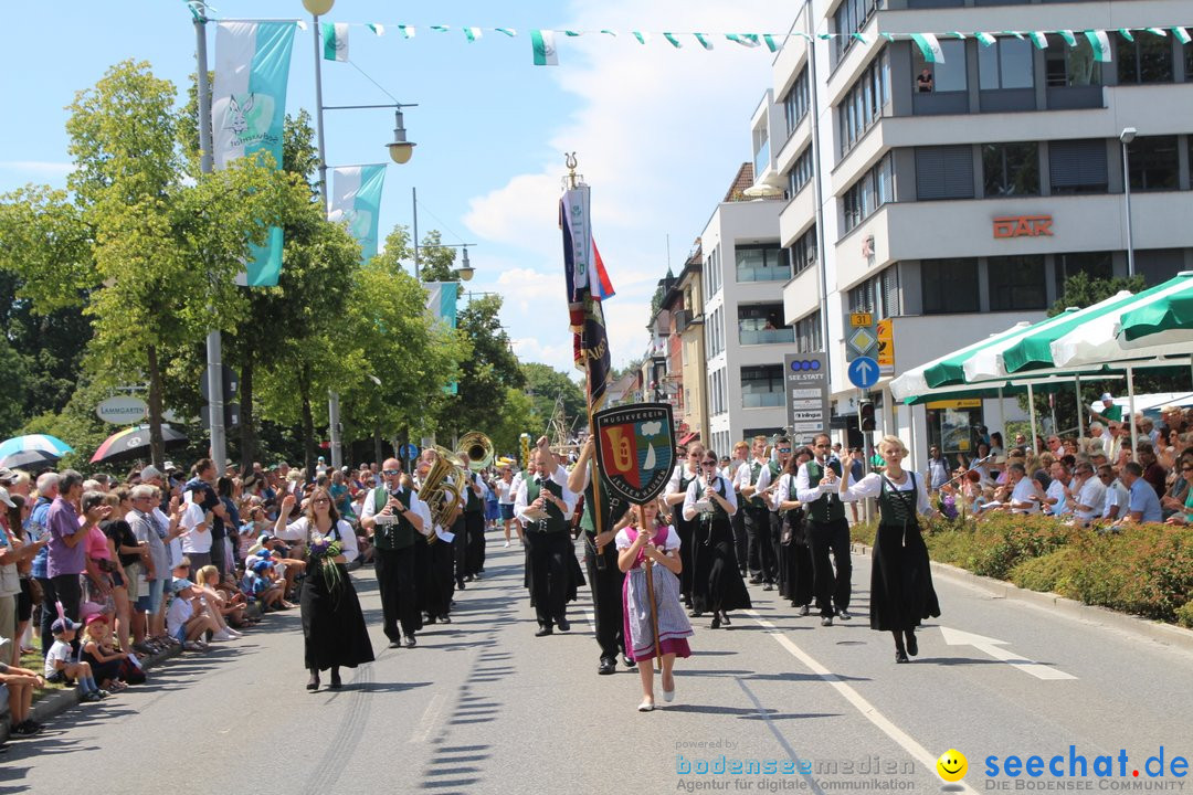 70. Seehasenfest mit Umzug: Friedrichshafen am Bodensee, 15.07.2018