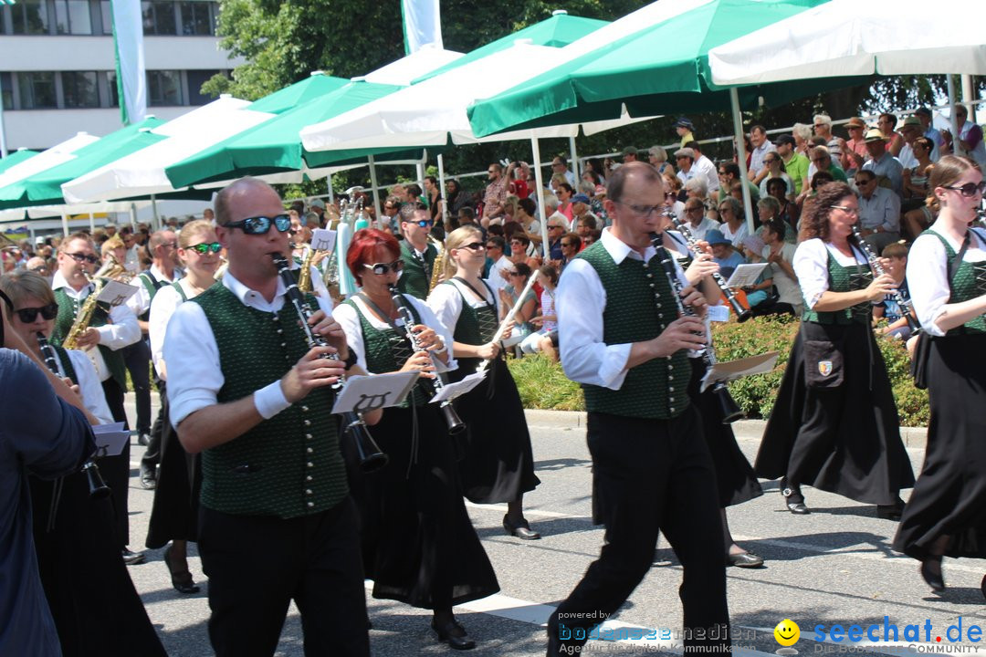 70. Seehasenfest mit Umzug: Friedrichshafen am Bodensee, 15.07.2018