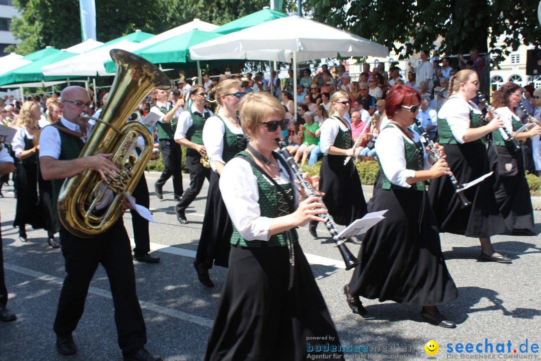 70. Seehasenfest mit Umzug: Friedrichshafen am Bodensee, 15.07.2018