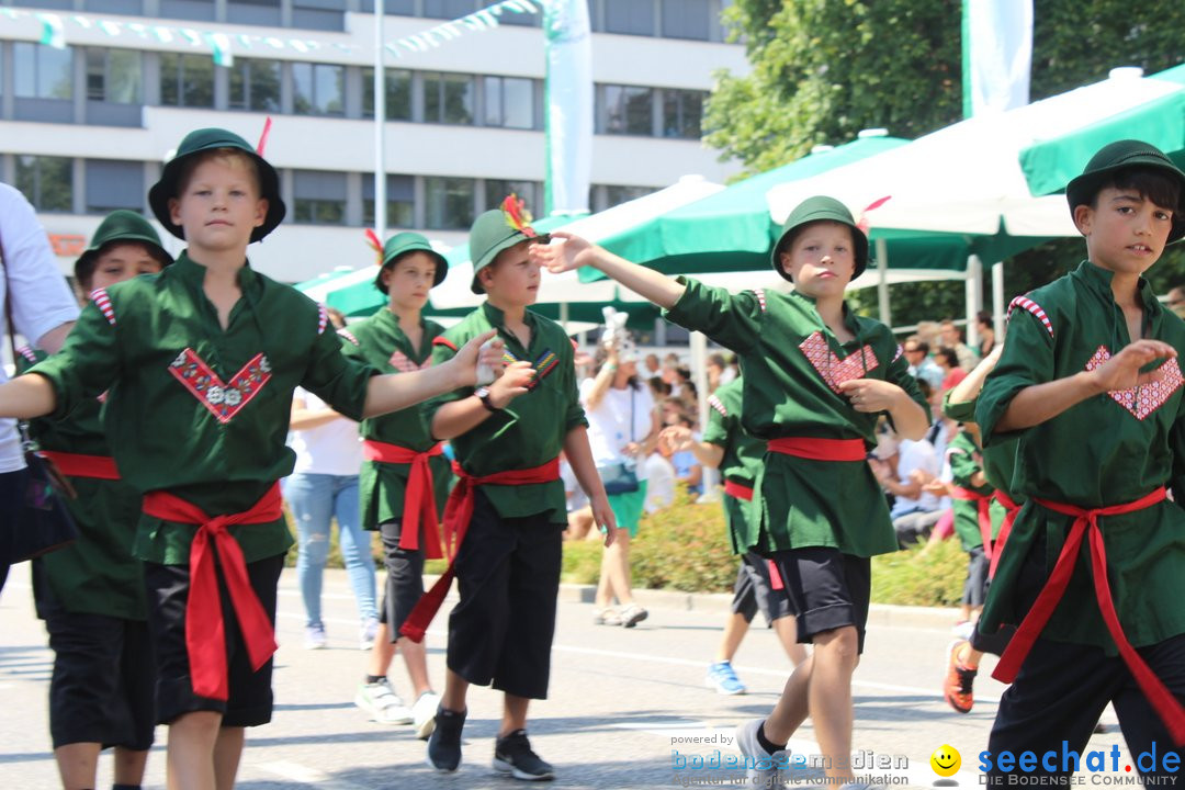 70. Seehasenfest mit Umzug: Friedrichshafen am Bodensee, 15.07.2018