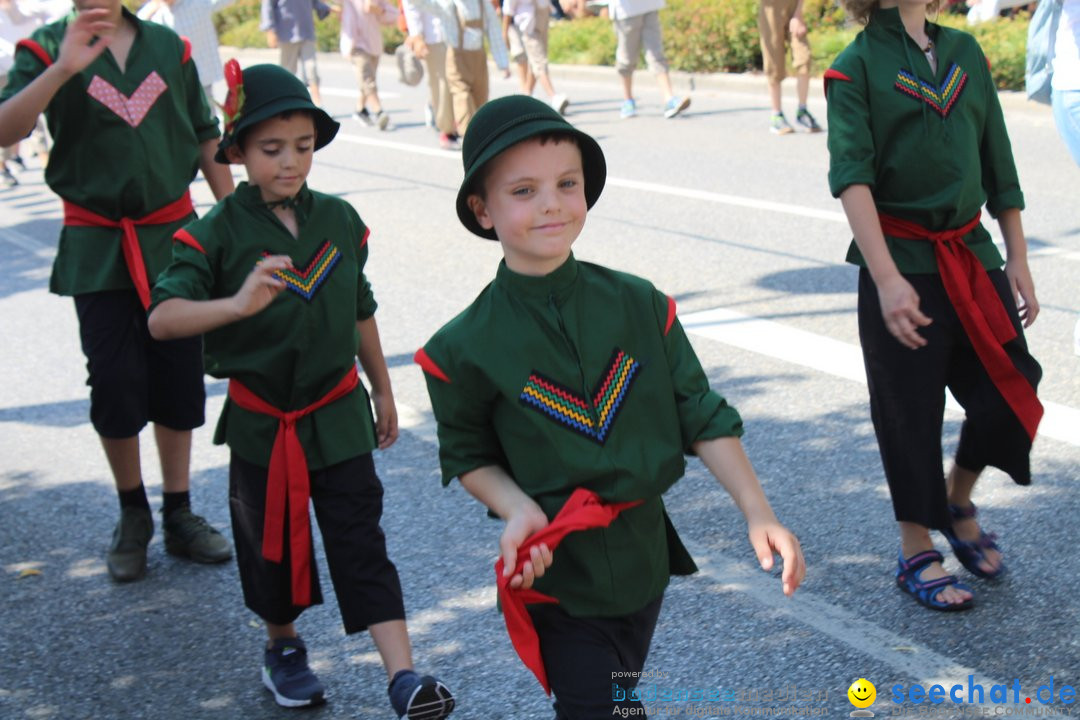 70. Seehasenfest mit Umzug: Friedrichshafen am Bodensee, 15.07.2018