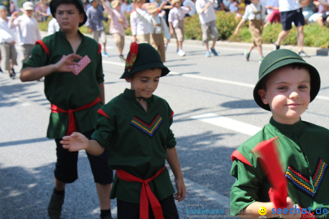 70. Seehasenfest mit Umzug: Friedrichshafen am Bodensee, 15.07.2018