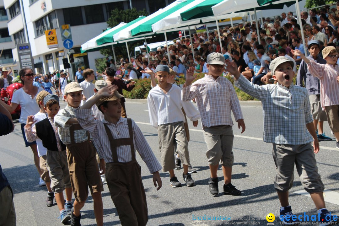 70. Seehasenfest mit Umzug: Friedrichshafen am Bodensee, 15.07.2018