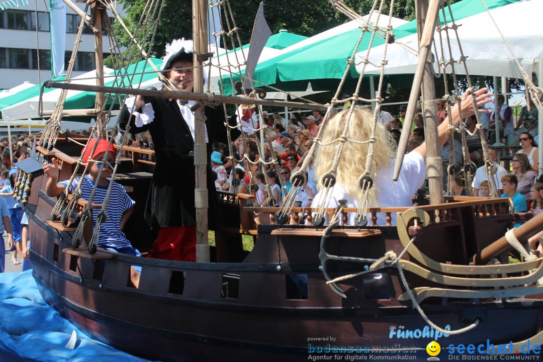 70. Seehasenfest mit Umzug: Friedrichshafen am Bodensee, 15.07.2018