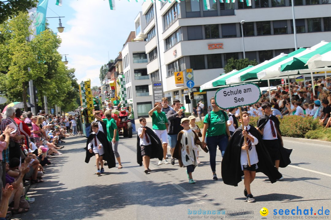 70. Seehasenfest mit Umzug: Friedrichshafen am Bodensee, 15.07.2018