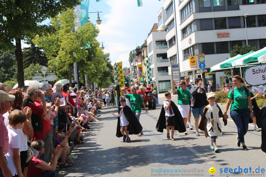 70. Seehasenfest mit Umzug: Friedrichshafen am Bodensee, 15.07.2018