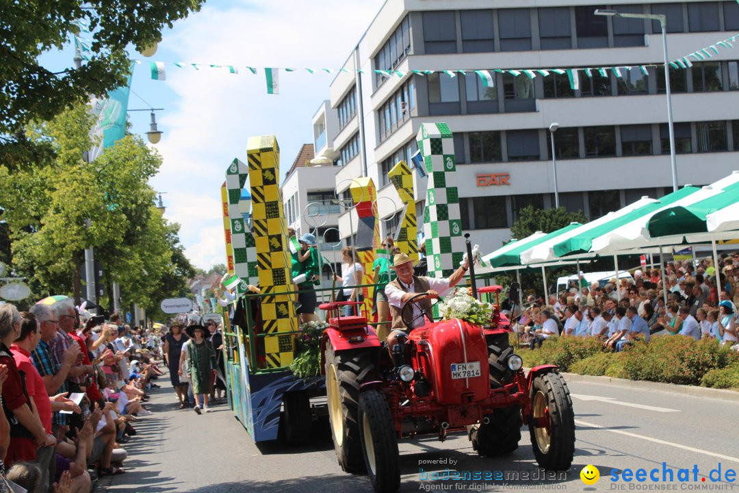 70. Seehasenfest mit Umzug: Friedrichshafen am Bodensee, 15.07.2018