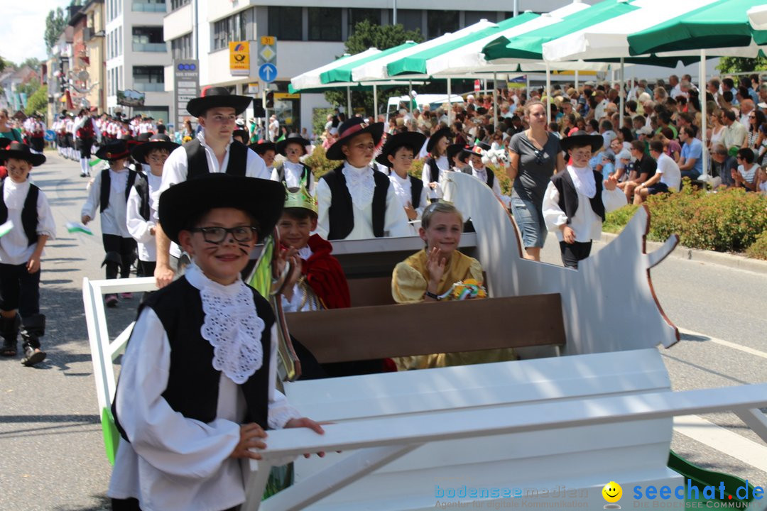 70. Seehasenfest mit Umzug: Friedrichshafen am Bodensee, 15.07.2018