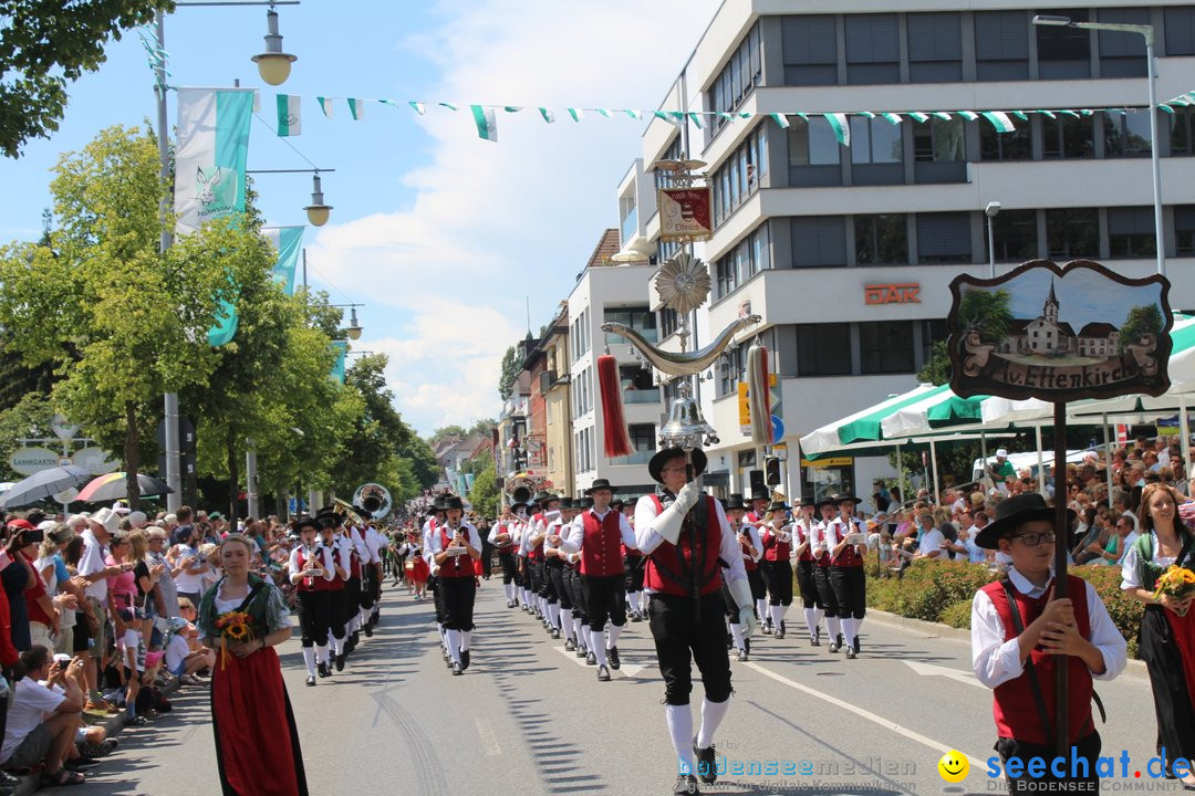 70. Seehasenfest mit Umzug: Friedrichshafen am Bodensee, 15.07.2018