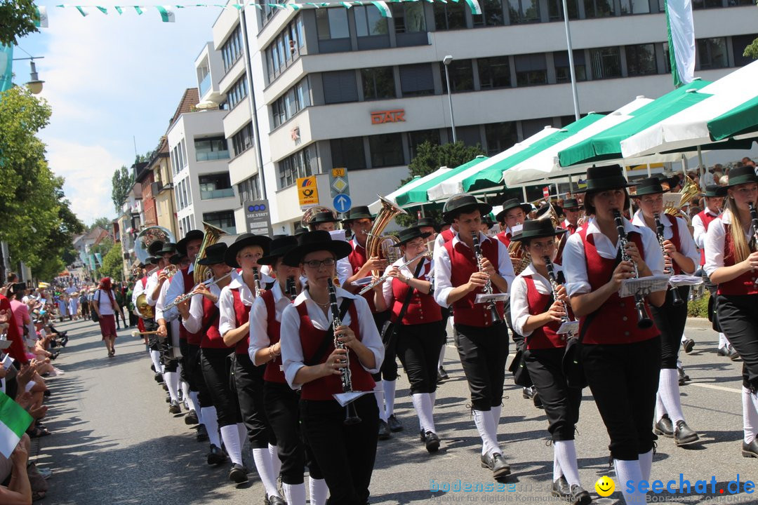 70. Seehasenfest mit Umzug: Friedrichshafen am Bodensee, 15.07.2018