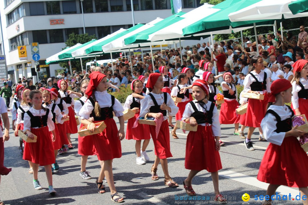 70. Seehasenfest mit Umzug: Friedrichshafen am Bodensee, 15.07.2018