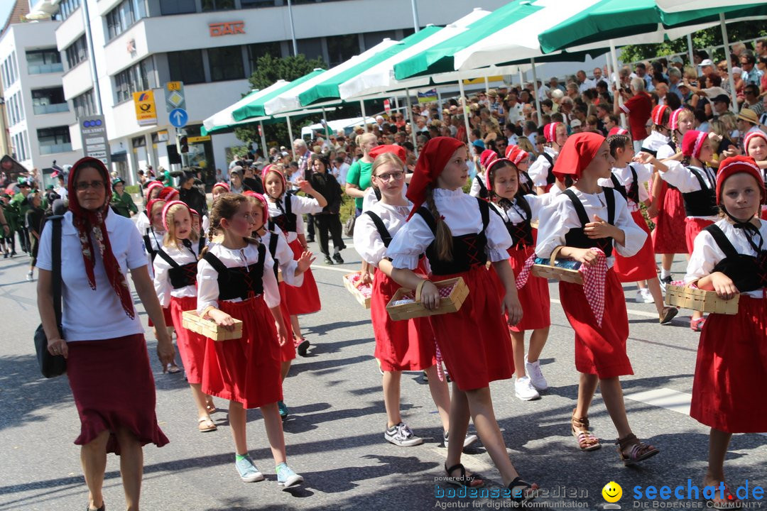 70. Seehasenfest mit Umzug: Friedrichshafen am Bodensee, 15.07.2018