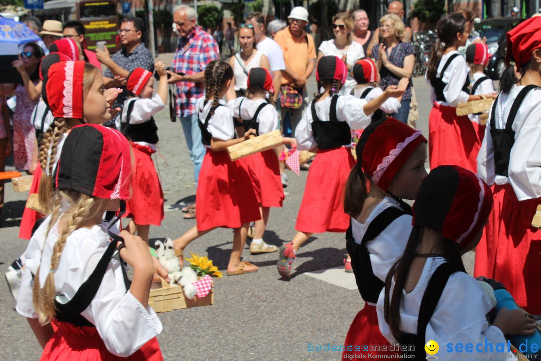 70. Seehasenfest mit Umzug: Friedrichshafen am Bodensee, 15.07.2018