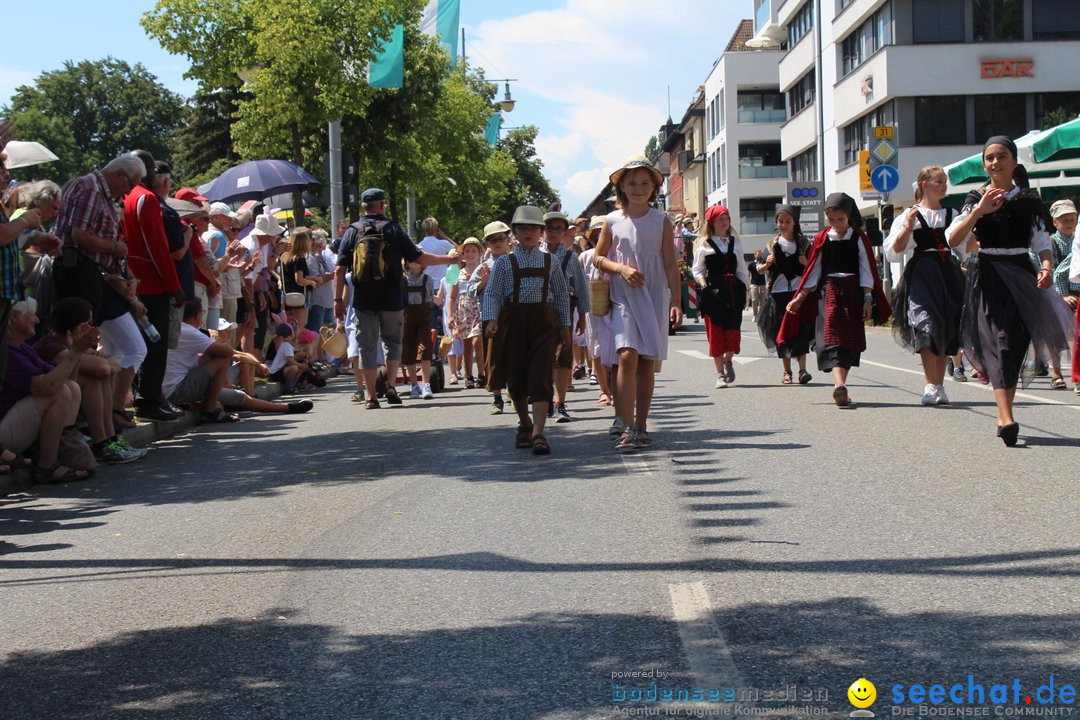 70. Seehasenfest mit Umzug: Friedrichshafen am Bodensee, 15.07.2018