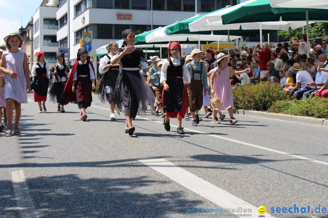 70. Seehasenfest mit Umzug: Friedrichshafen am Bodensee, 15.07.2018