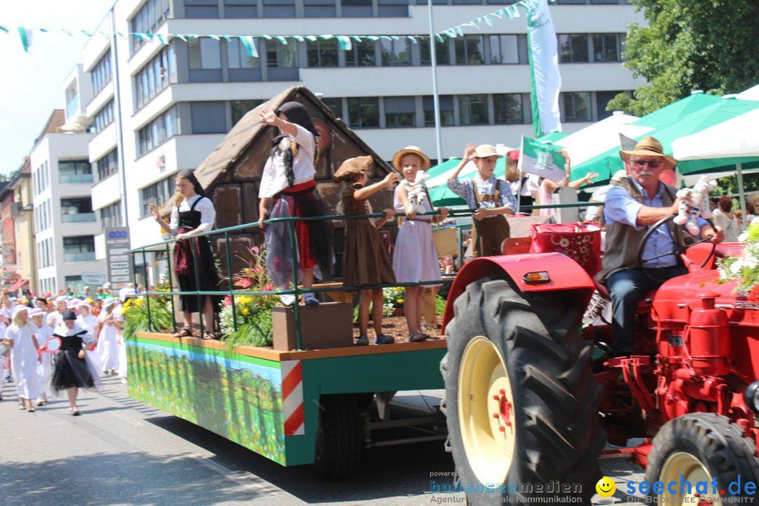 70. Seehasenfest mit Umzug: Friedrichshafen am Bodensee, 15.07.2018