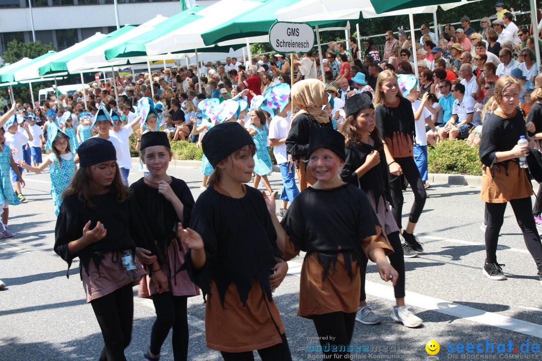 70. Seehasenfest mit Umzug: Friedrichshafen am Bodensee, 15.07.2018