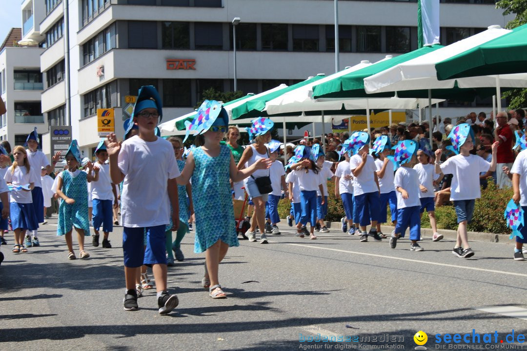 70. Seehasenfest mit Umzug: Friedrichshafen am Bodensee, 15.07.2018