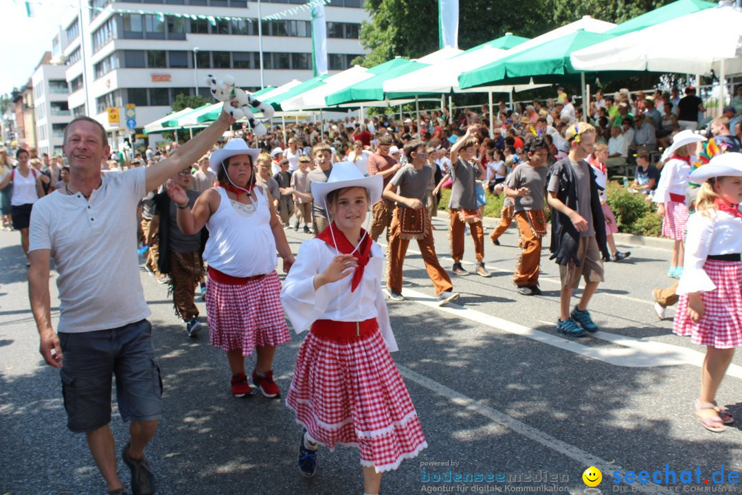 70. Seehasenfest mit Umzug: Friedrichshafen am Bodensee, 15.07.2018