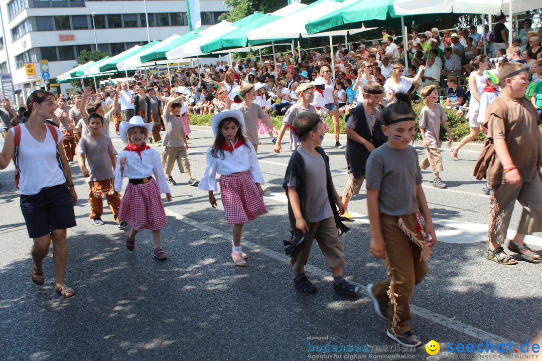 70. Seehasenfest mit Umzug: Friedrichshafen am Bodensee, 15.07.2018