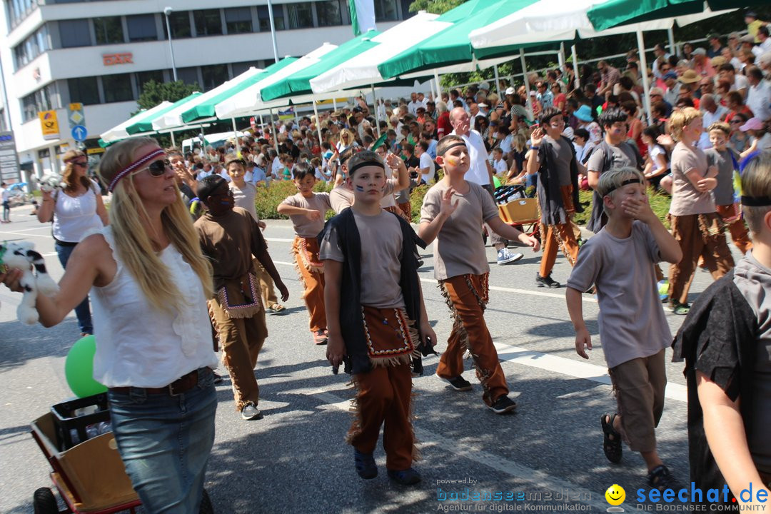 70. Seehasenfest mit Umzug: Friedrichshafen am Bodensee, 15.07.2018