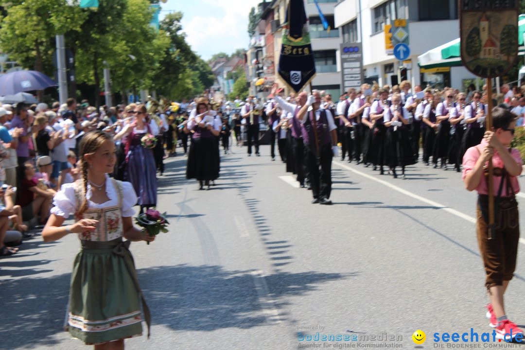 70. Seehasenfest mit Umzug: Friedrichshafen am Bodensee, 15.07.2018