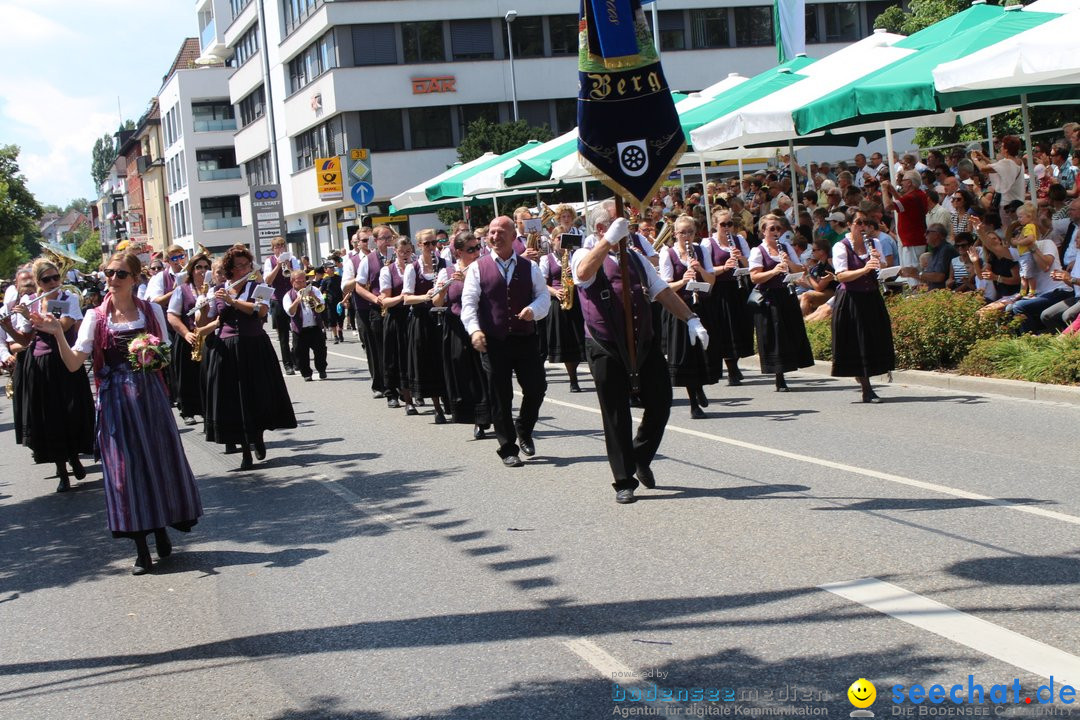 70. Seehasenfest mit Umzug: Friedrichshafen am Bodensee, 15.07.2018