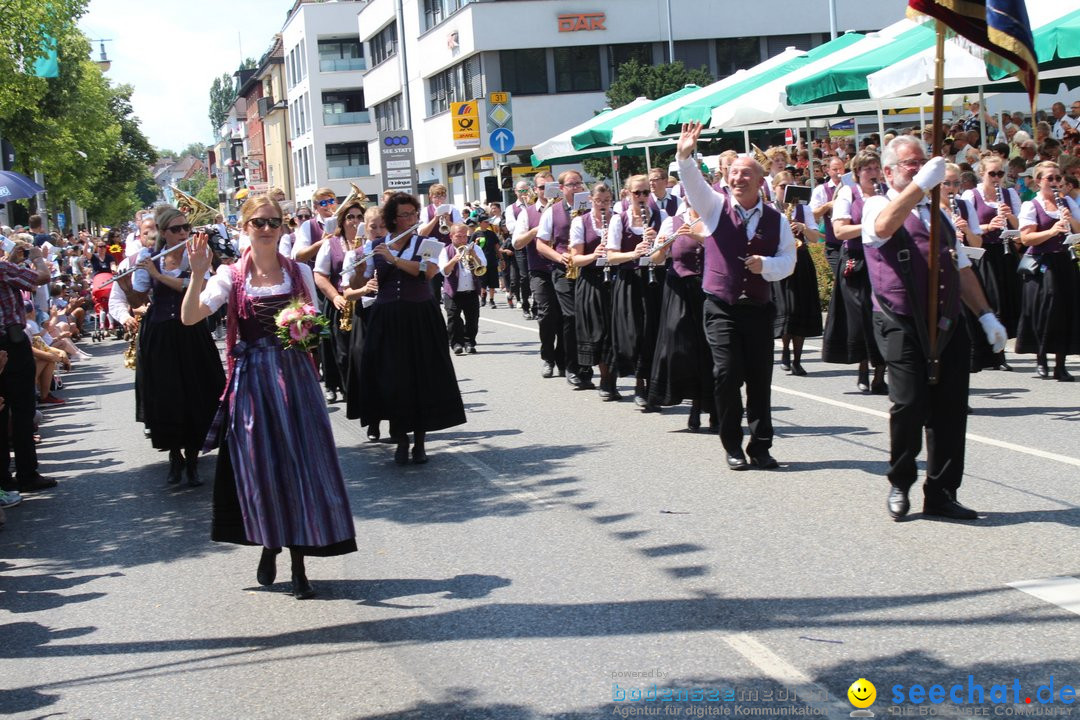 70. Seehasenfest mit Umzug: Friedrichshafen am Bodensee, 15.07.2018