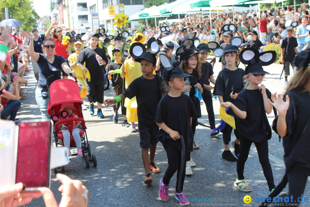 70. Seehasenfest mit Umzug: Friedrichshafen am Bodensee, 15.07.2018