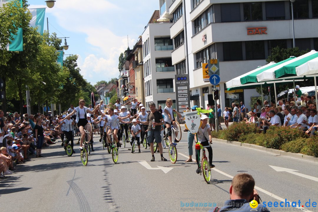 70. Seehasenfest mit Umzug: Friedrichshafen am Bodensee, 15.07.2018