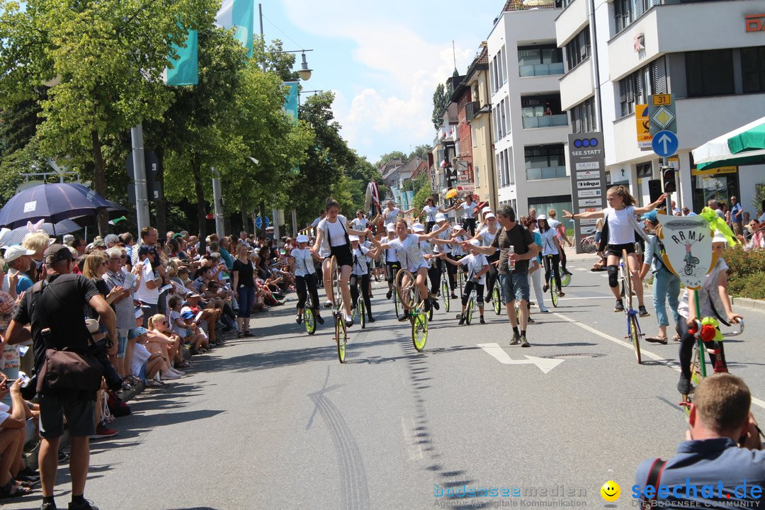 70. Seehasenfest mit Umzug: Friedrichshafen am Bodensee, 15.07.2018