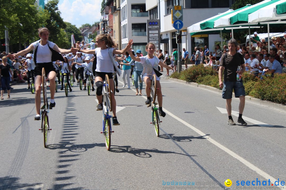 70. Seehasenfest mit Umzug: Friedrichshafen am Bodensee, 15.07.2018